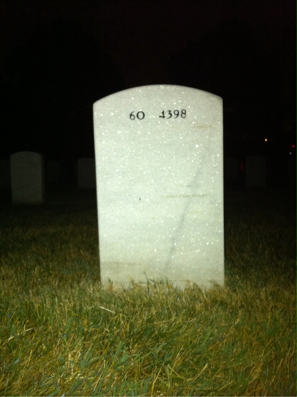 Back of headstone — Rodney Kresge