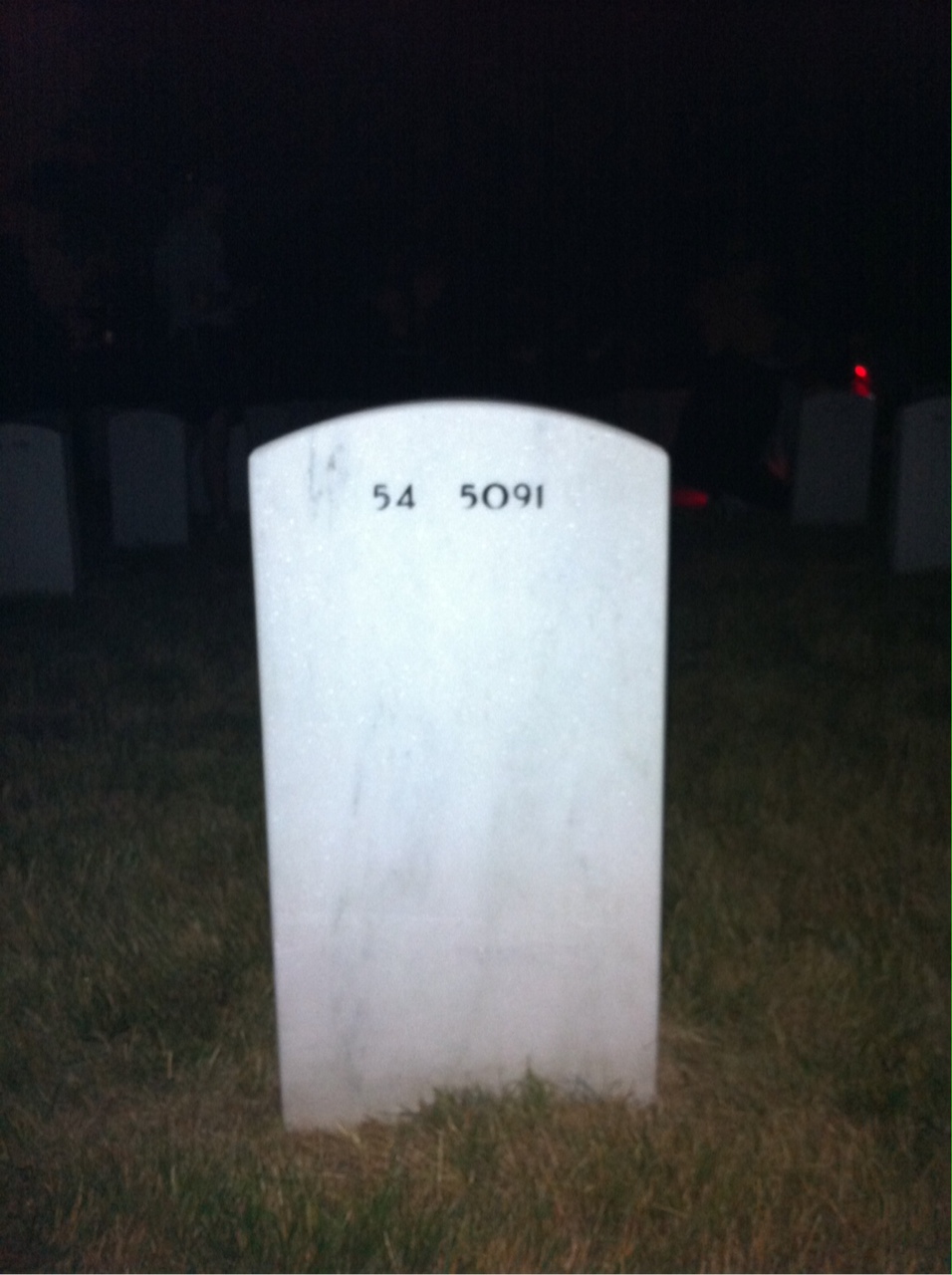 Back of headstone — Joseph Winder