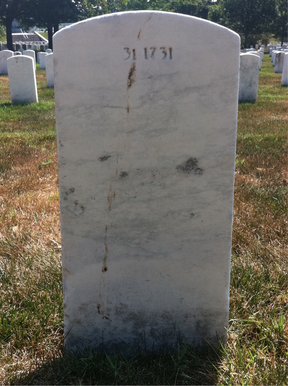 Back of headstone — Paul Andrusyszyn