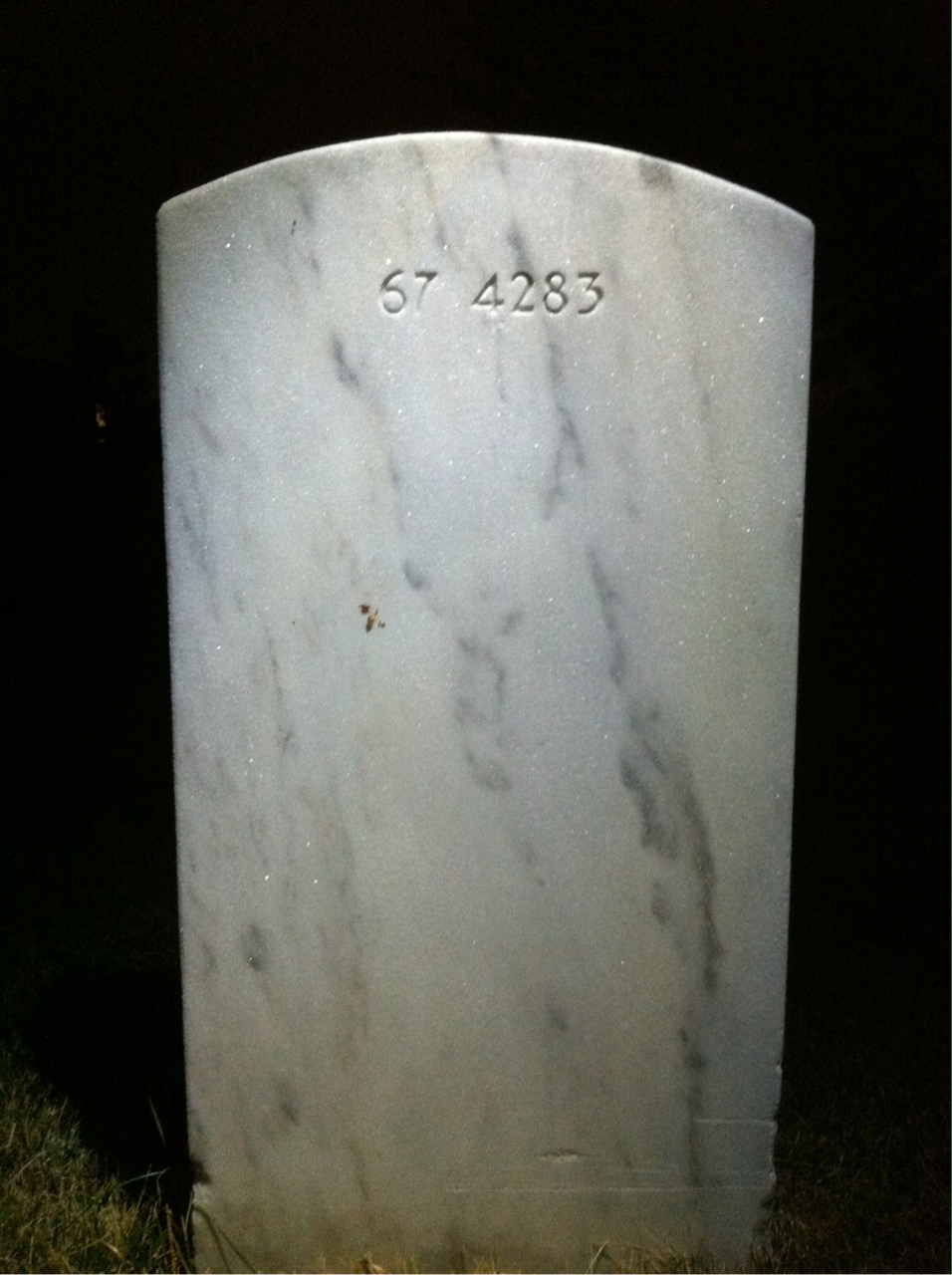 Back of headstone — Joseph Molnar