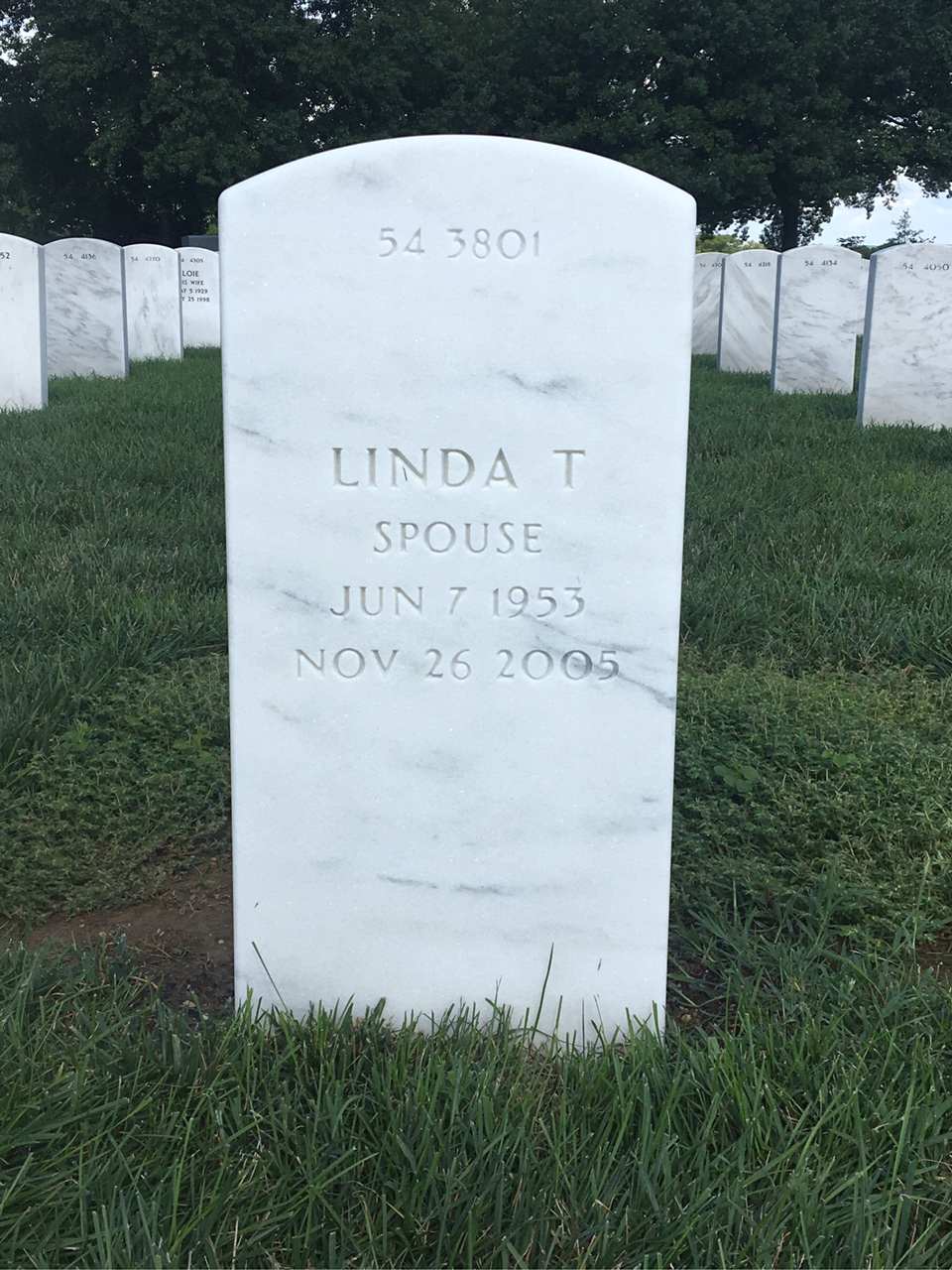 Back of headstone — Jerry Barker