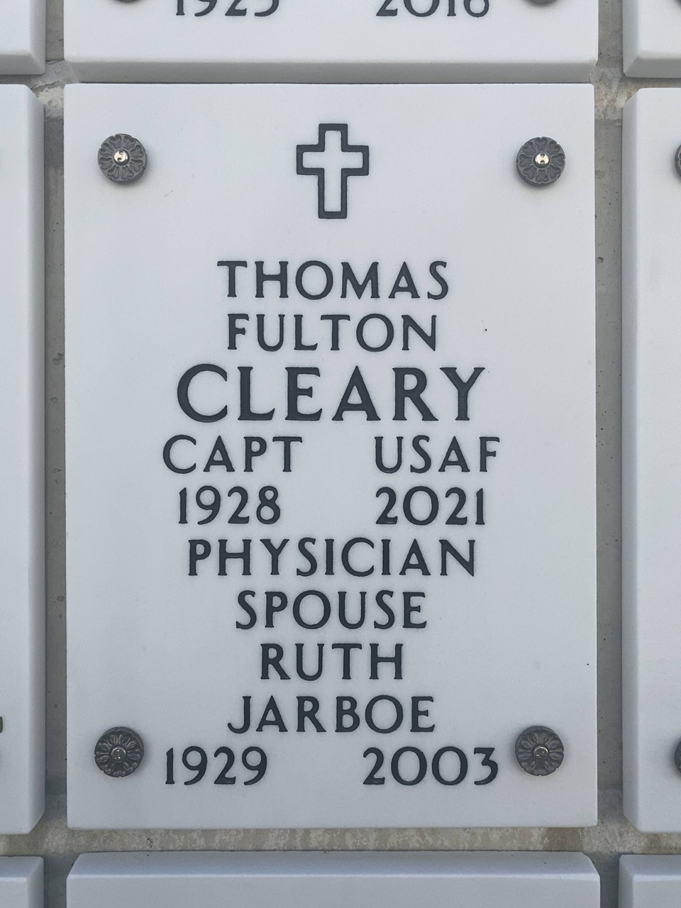 Thomas F Cleary