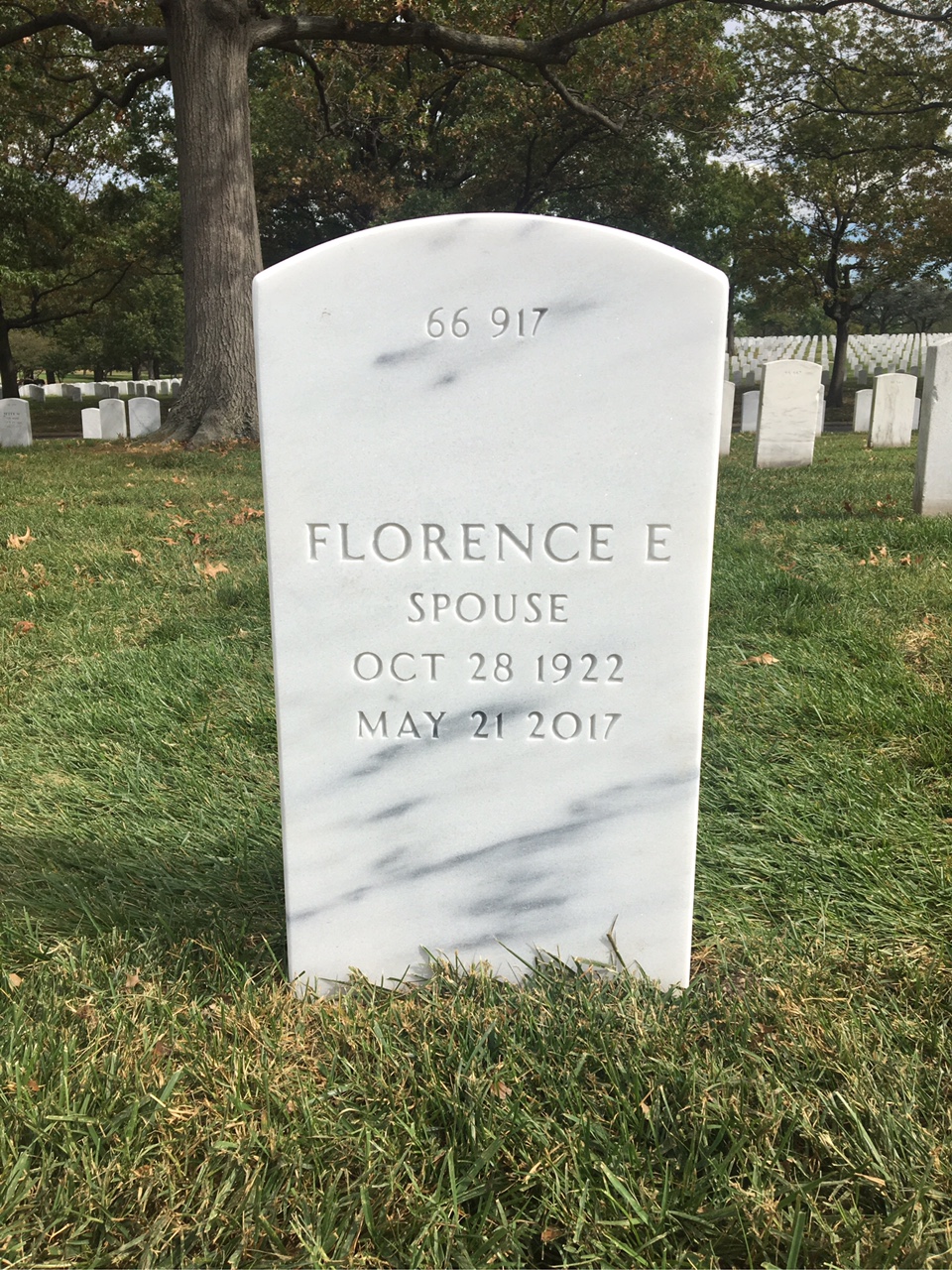 Back of headstone — Milledge Mosby