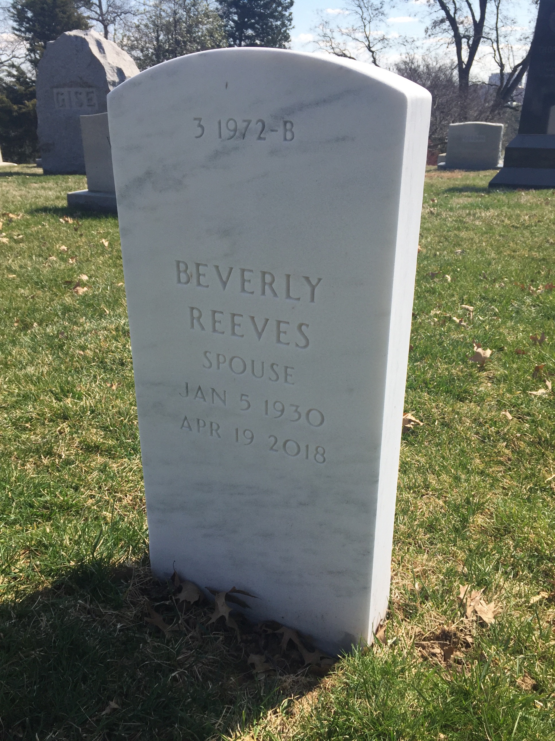 Back of headstone — Richard Conolly