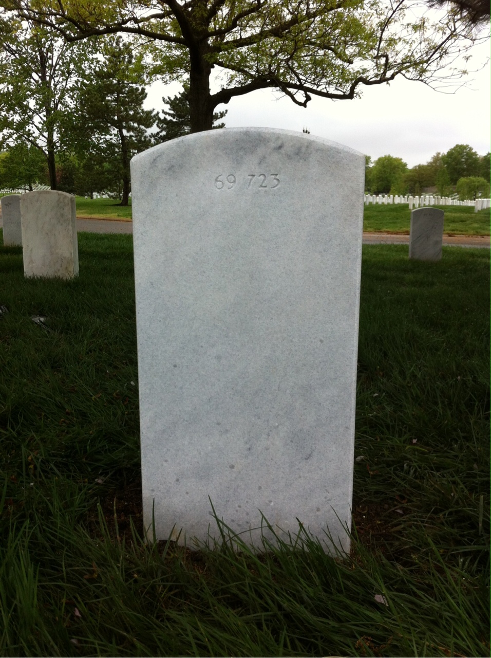Back of headstone — Mark Emile Smith