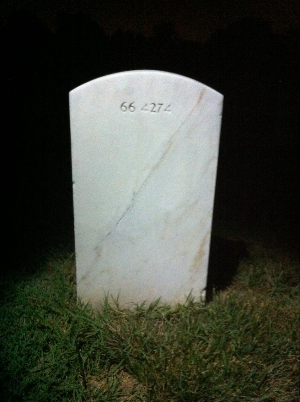 Back of headstone — Thomas Edwin Brady