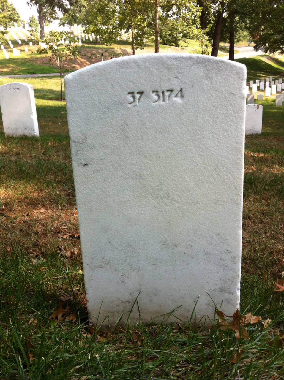 Back of headstone — Edward Murphy