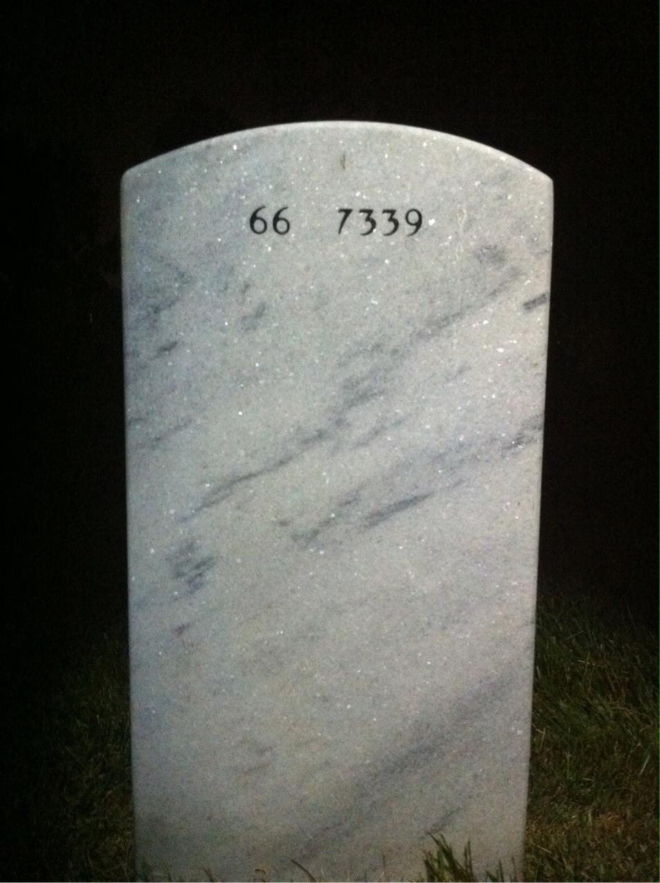 Back of headstone — Raymond Sutphin