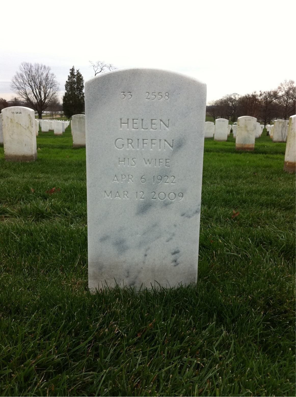 Back of headstone — James Saum