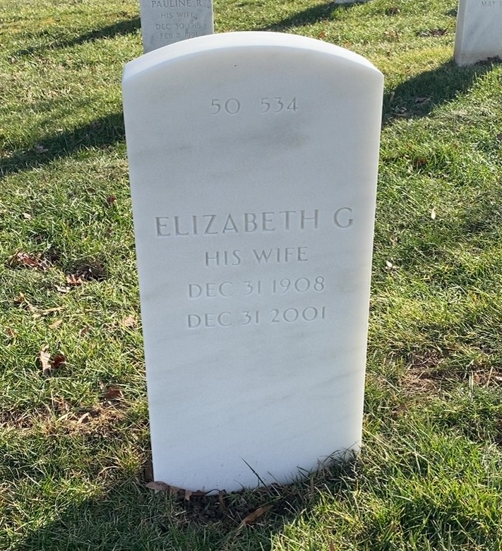 Back of headstone — Thomas Moon