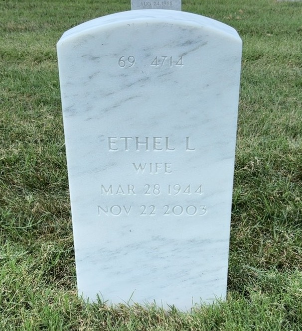 Back of headstone — Salvatore Roti