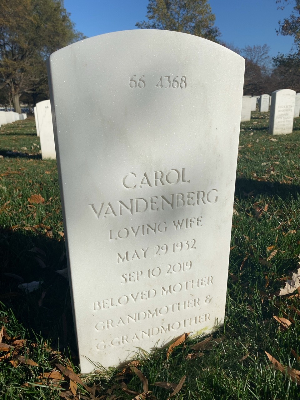 Back of headstone — Edward Lukert