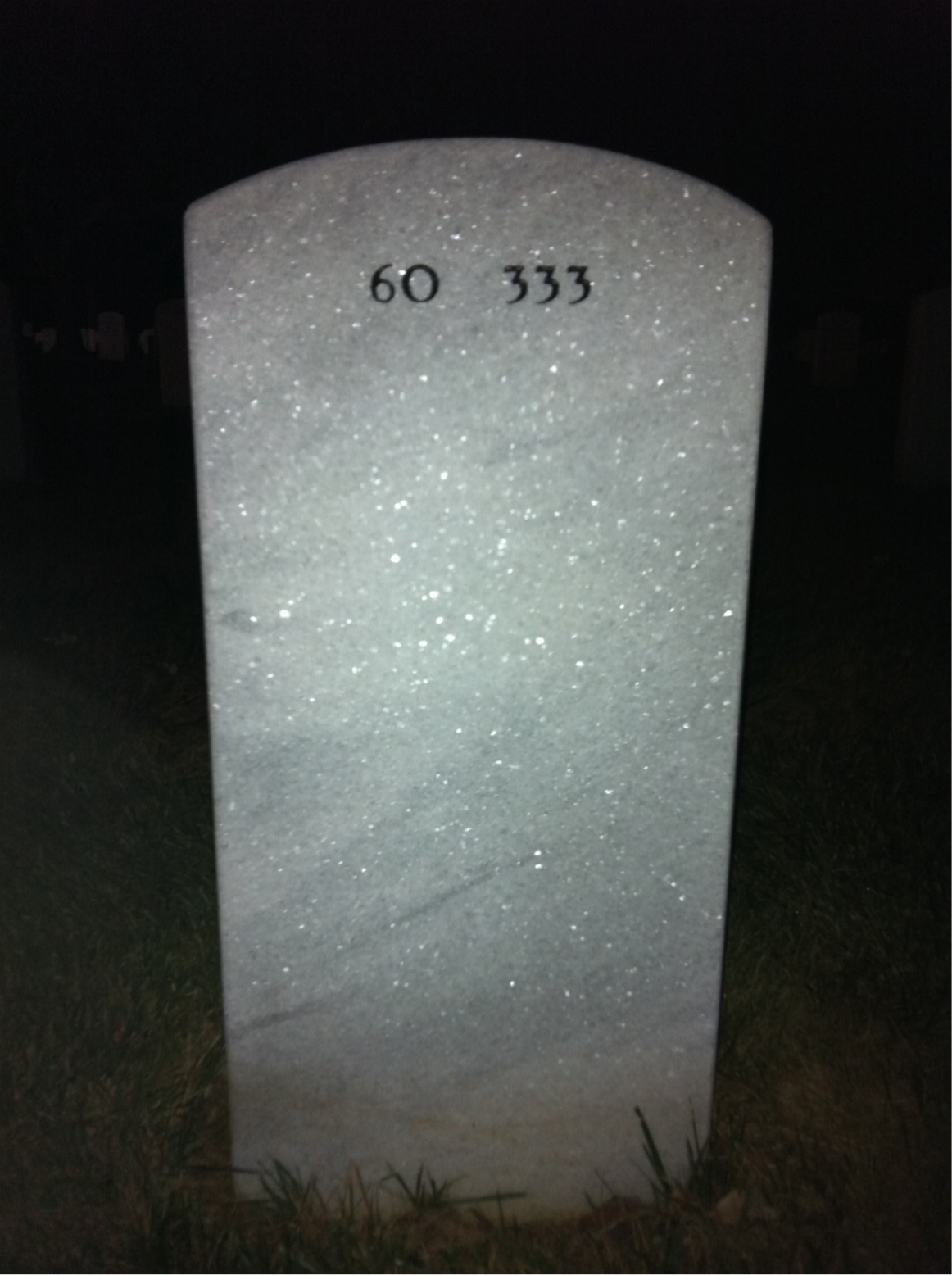 Back of headstone — Robert Strange