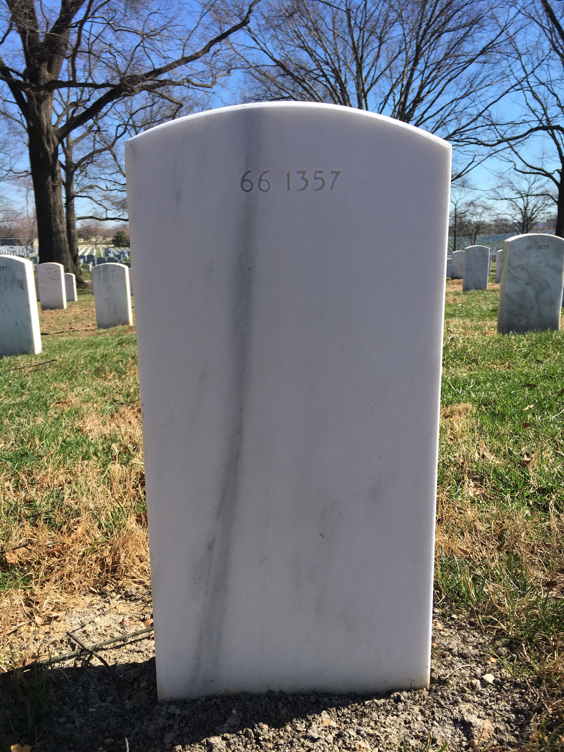 Back of headstone — Timothy M Jones