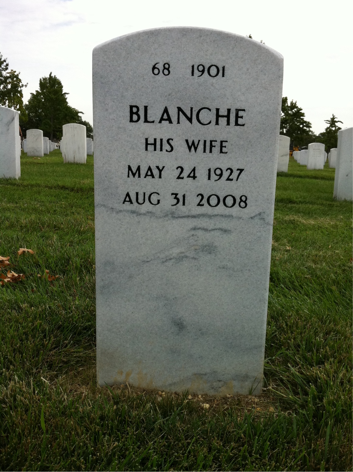 Back of headstone — Erwin Ungar