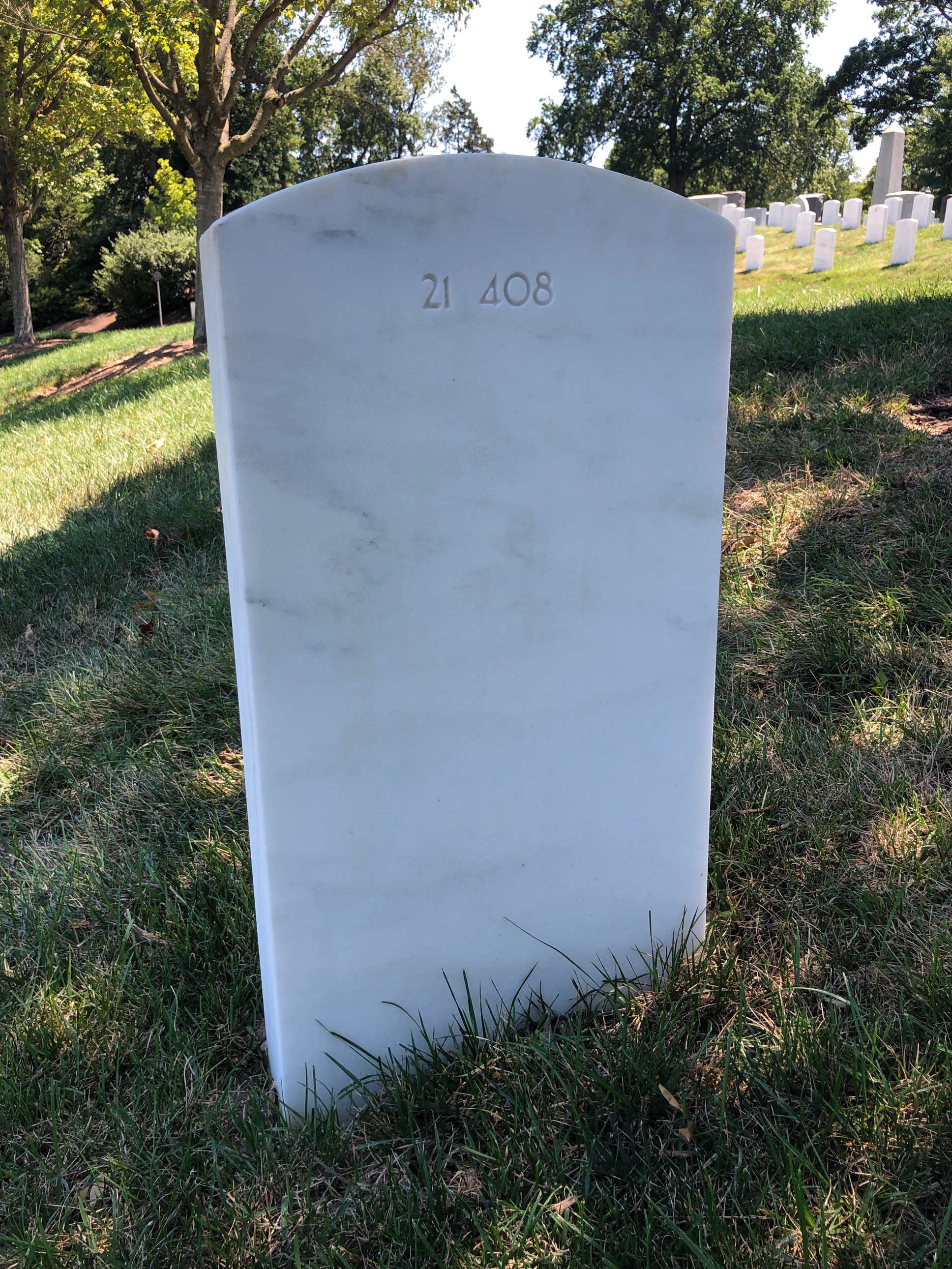 Back of headstone — Beatrice Morey