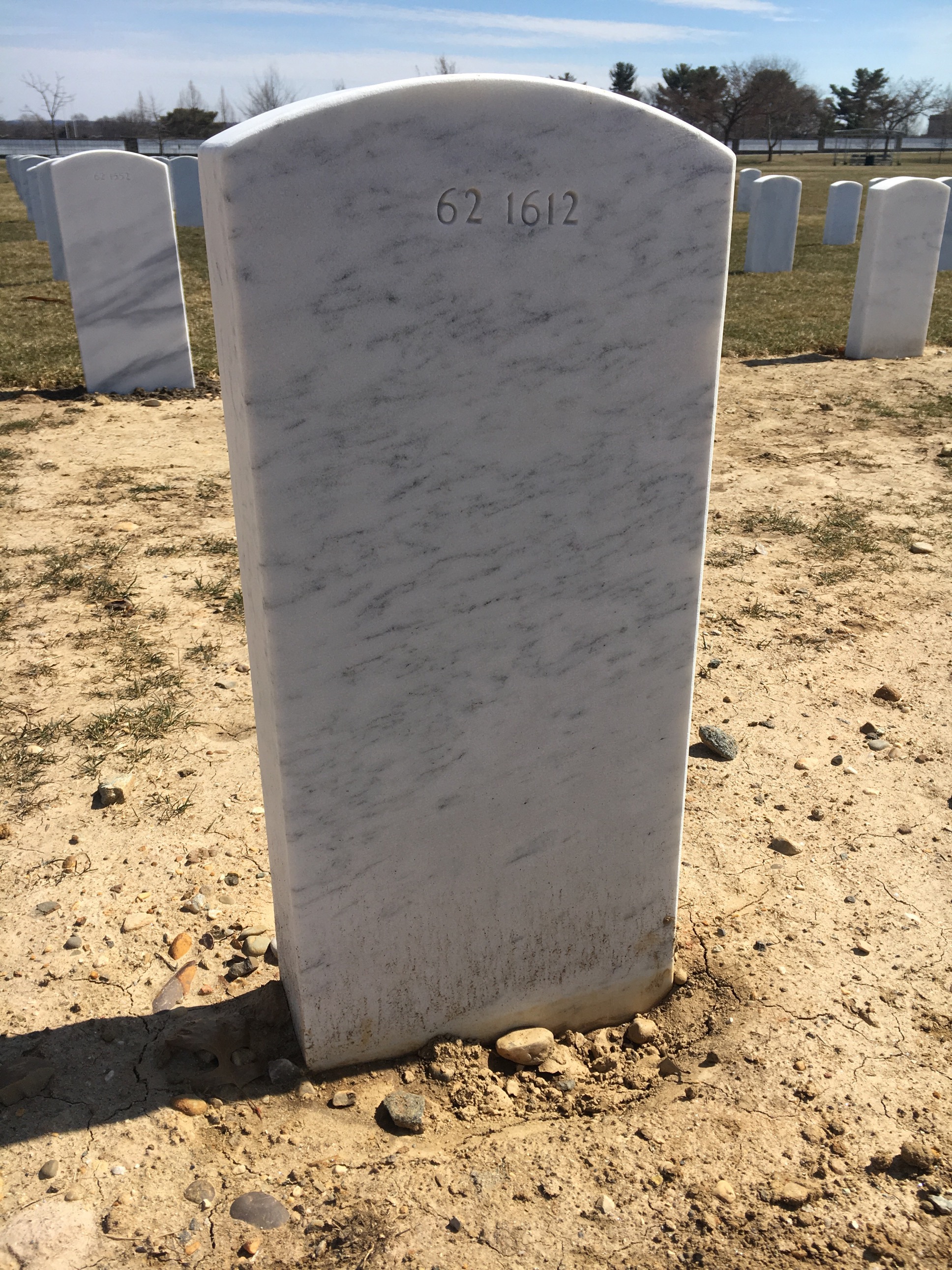 Back of headstone — Candice Montgomery