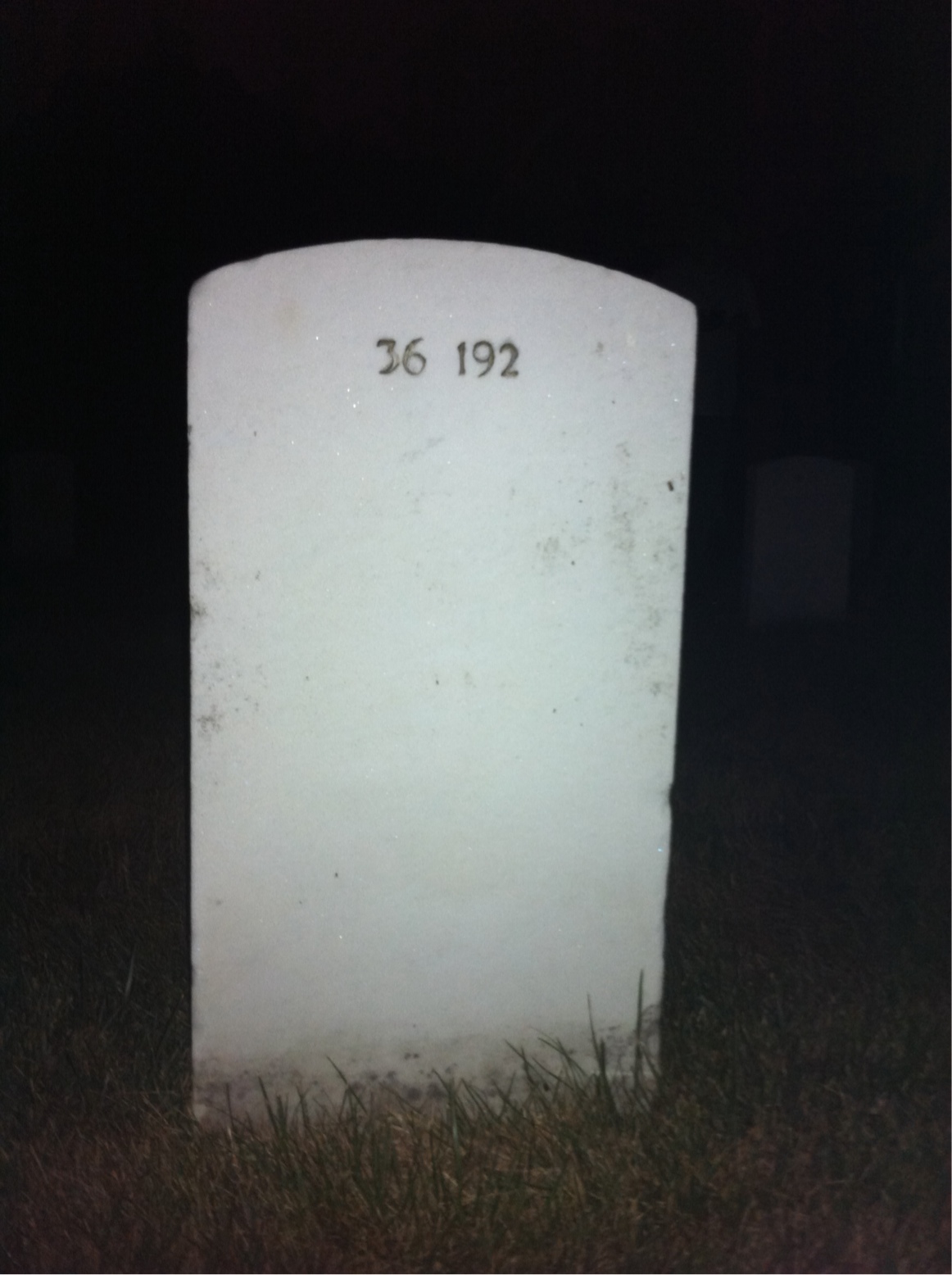 Back of headstone — Teresa Contreras