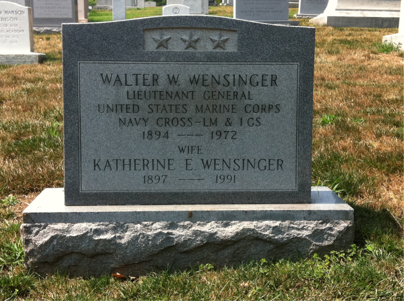 Walter W Wensinger