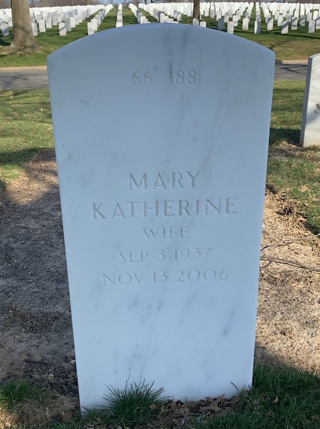 Back of headstone — Albert Barbero