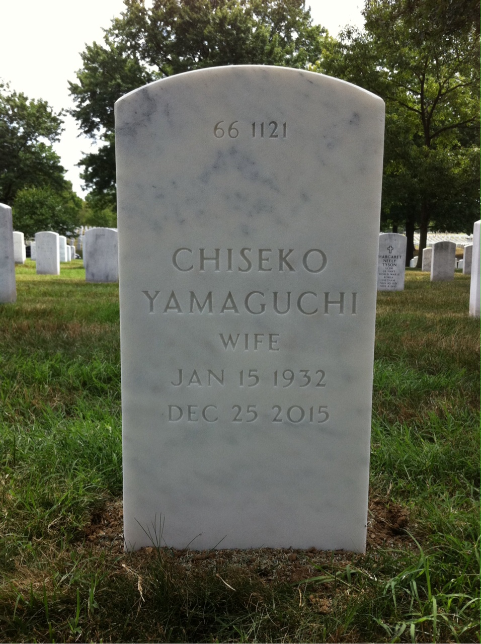 Back of headstone — Roy Palmer