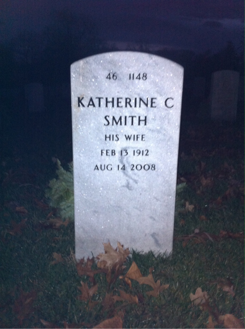 Back of headstone — Robert Howes