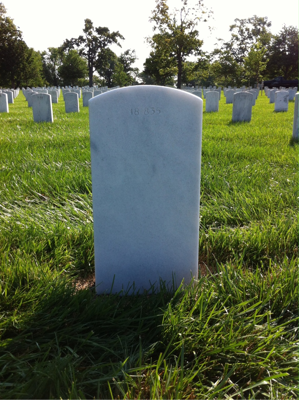 Back of headstone — Edgar Mcneel