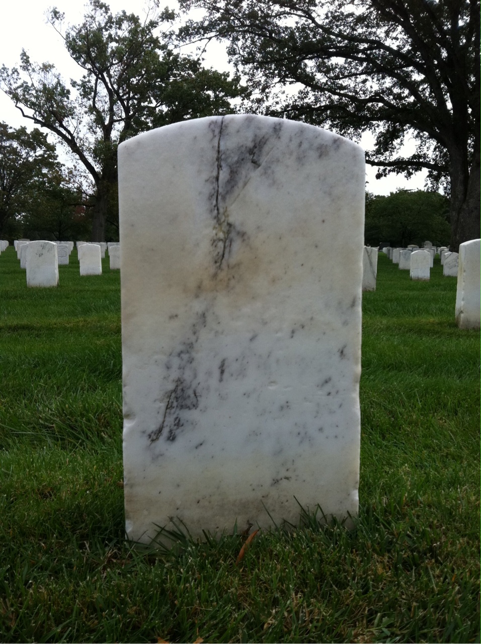 Back of headstone — Richard Collins
