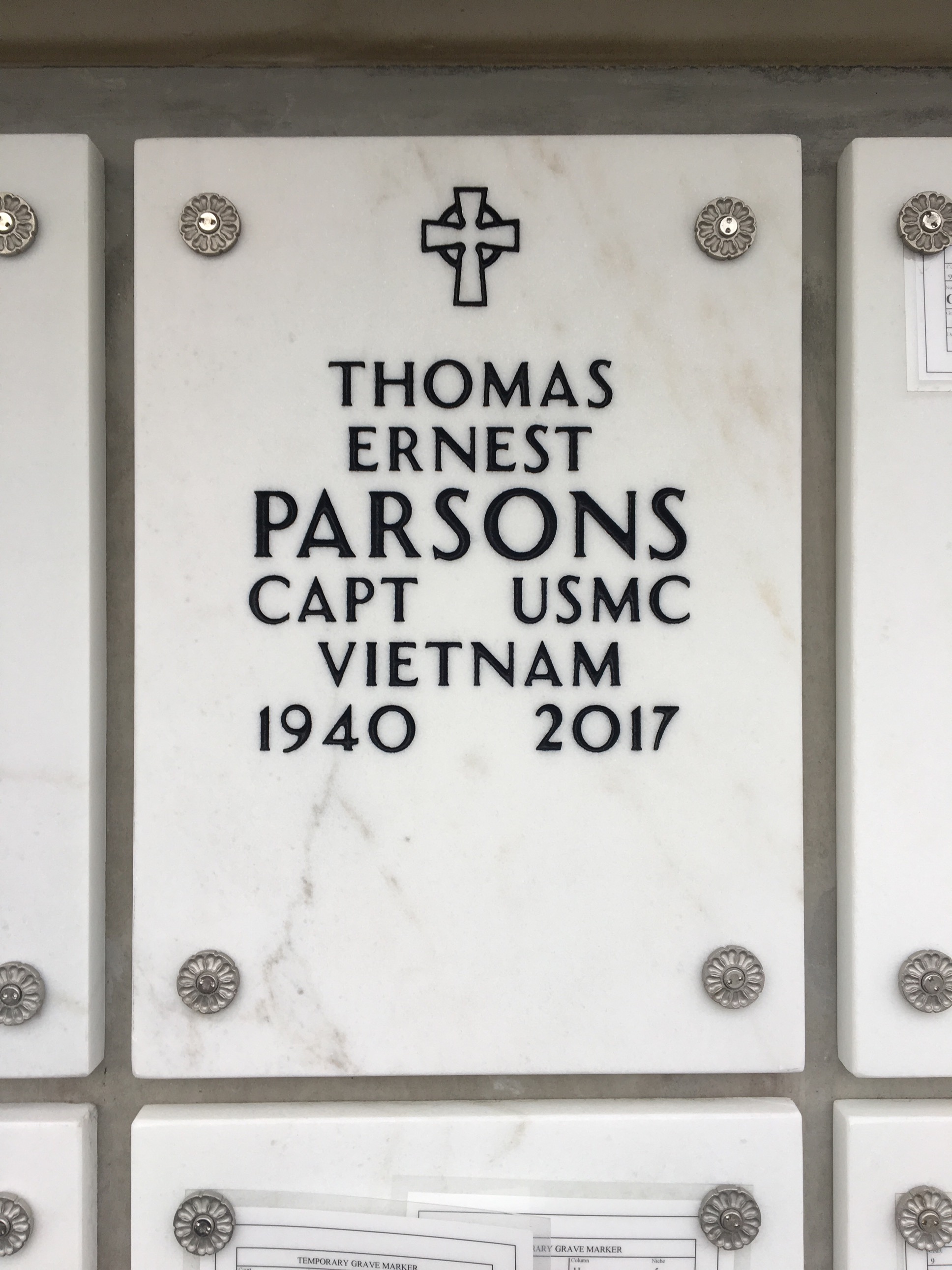 Thomas E Parsons