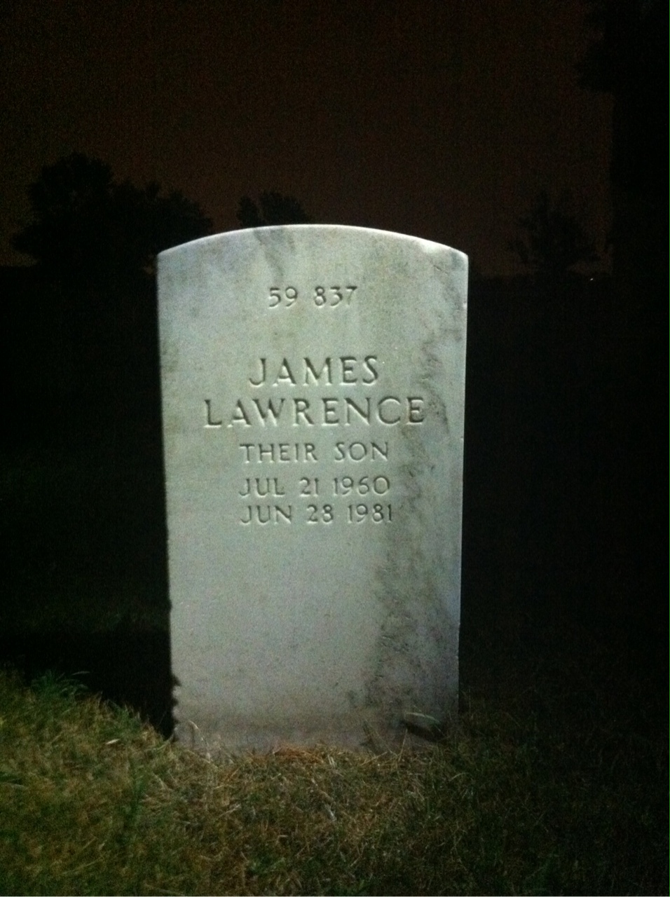 Back of headstone — Harriet Mckechnie