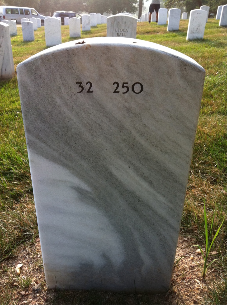 Back of headstone — Frederick Dutton