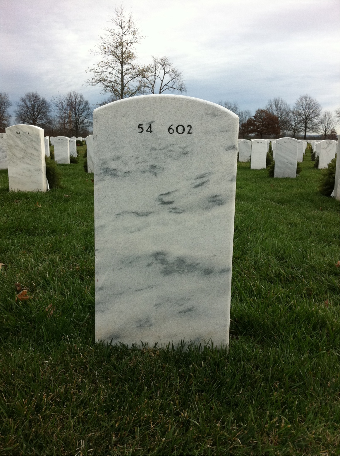 Back of headstone — Andrew Smith