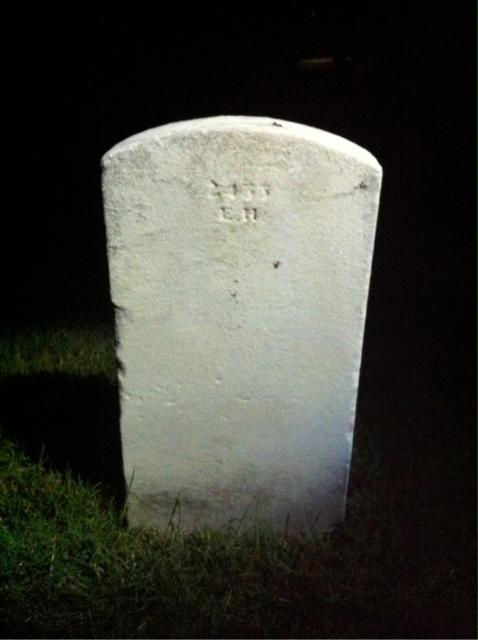 Back of headstone — Malcolm Murray