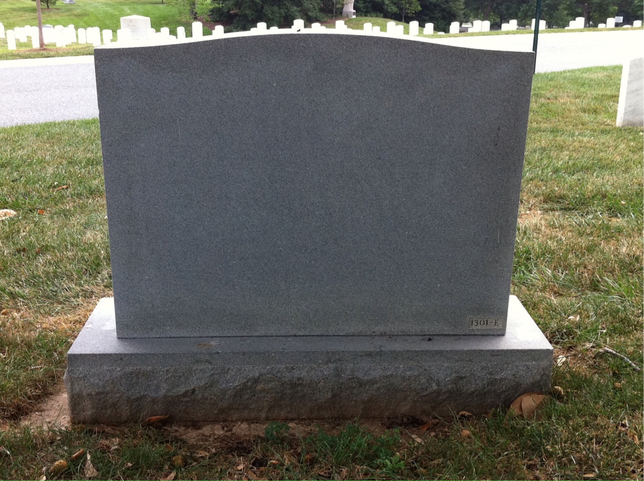 Back of headstone — Eleanor Morrisette