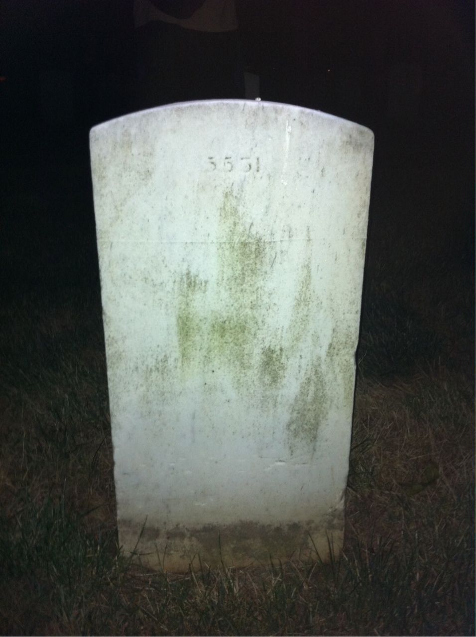Back of headstone — Norah Baker