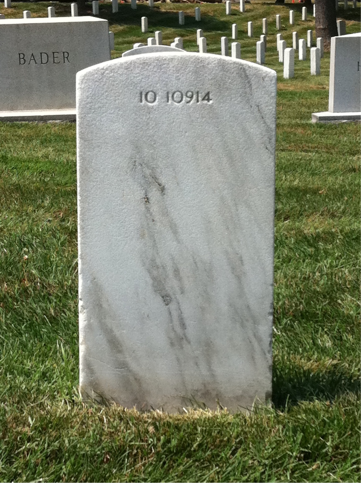Back of headstone — James Anzulovic