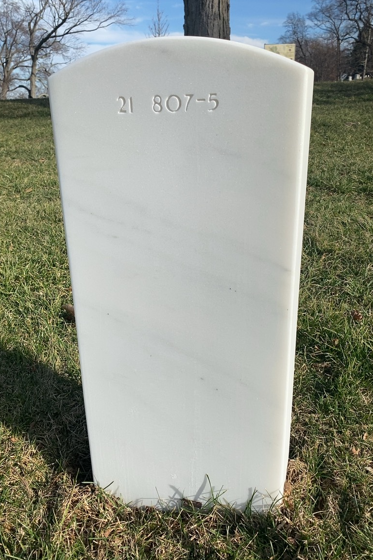 Back of headstone — Ruth Anderson