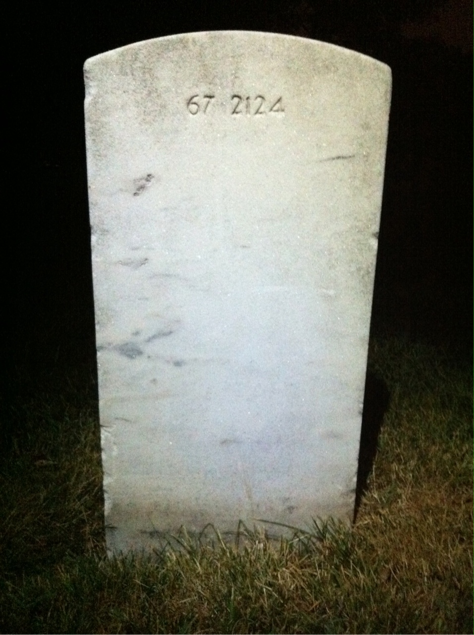 Back of headstone — Joseph Murray