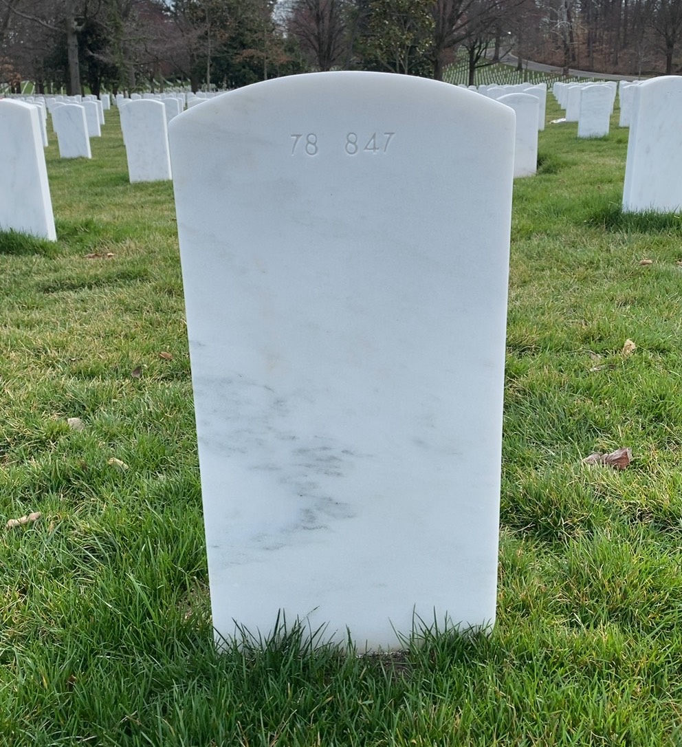 Back of headstone — Thomas Michael Diviccaro