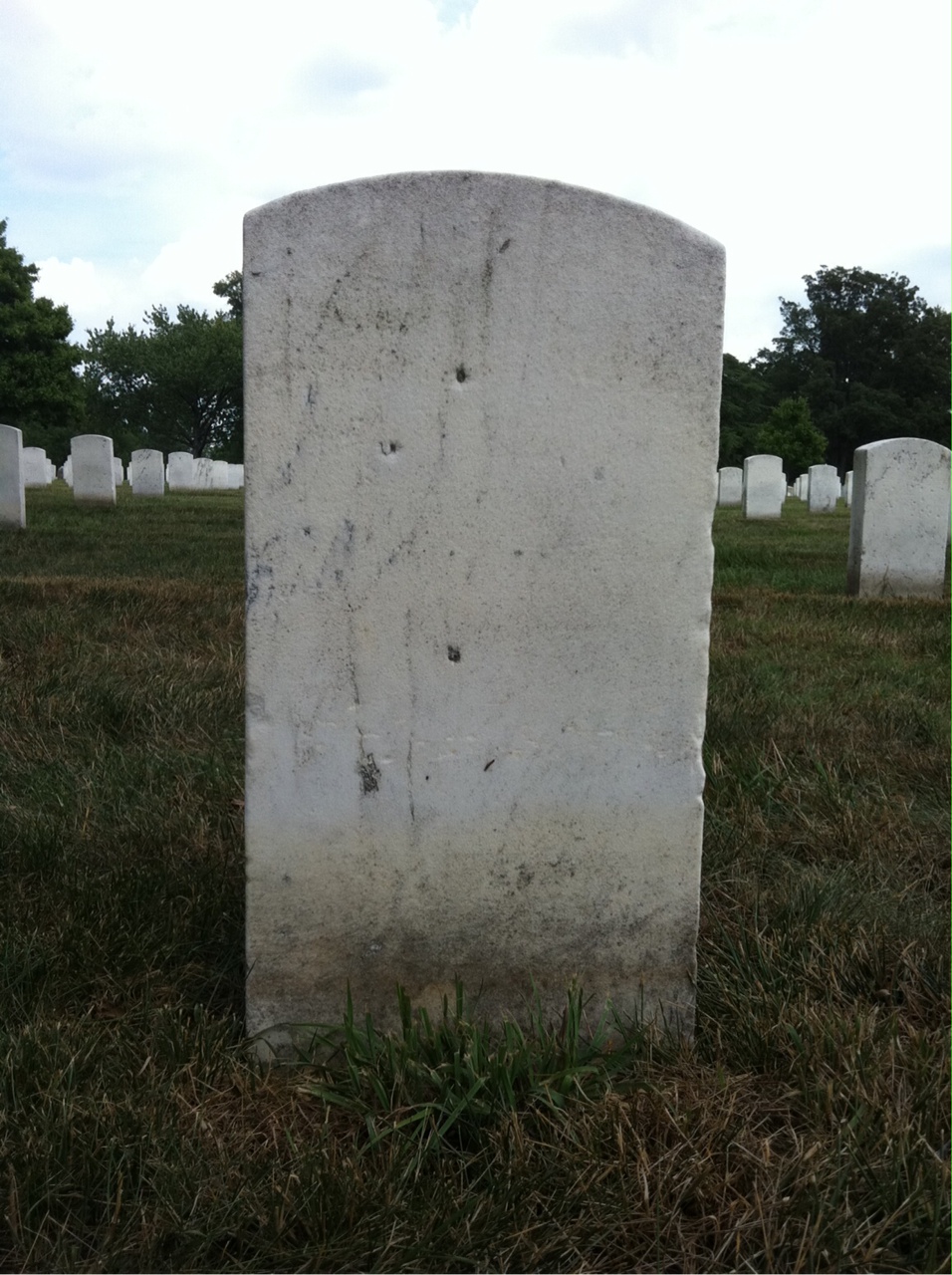 Back of headstone — Edward Mckenna