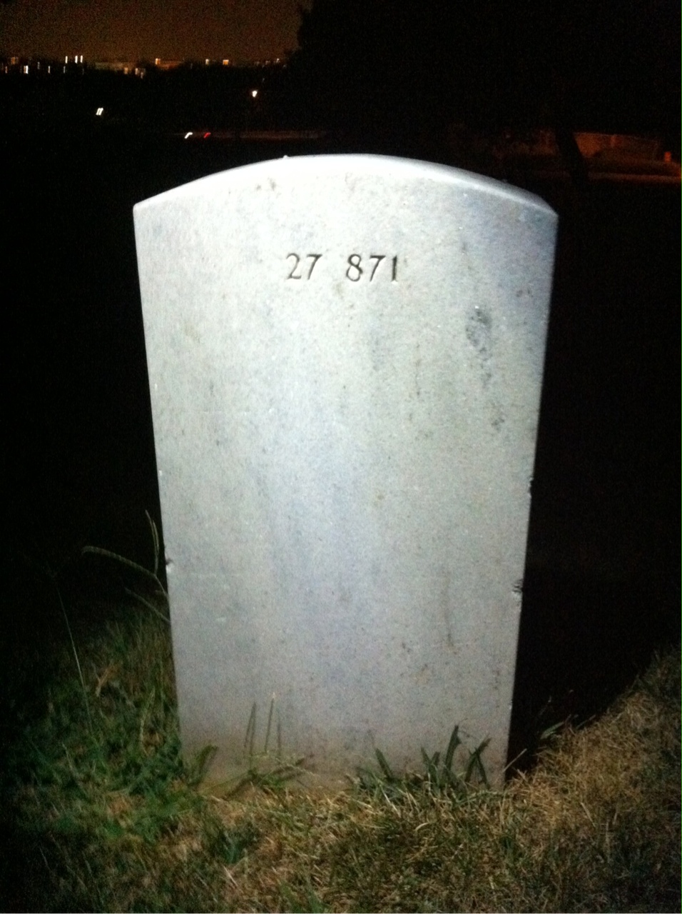 Back of headstone — Francis Bailey