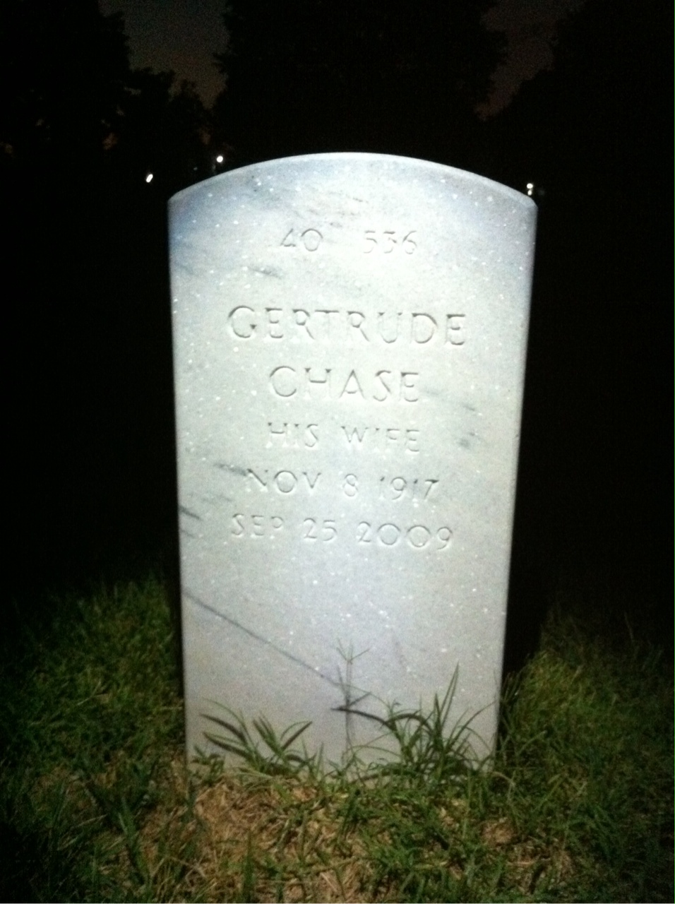 Back of headstone — Jason Flynt