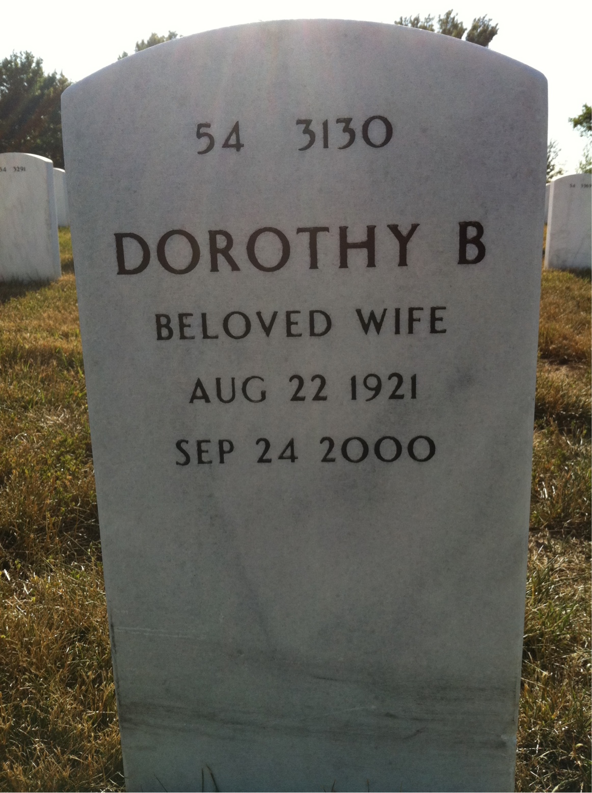 Back of headstone — Edward Zielinski