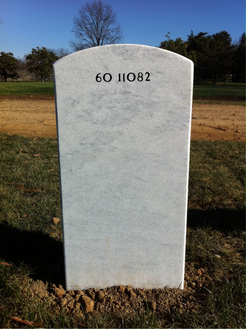 Back of headstone — Ryan Hammond