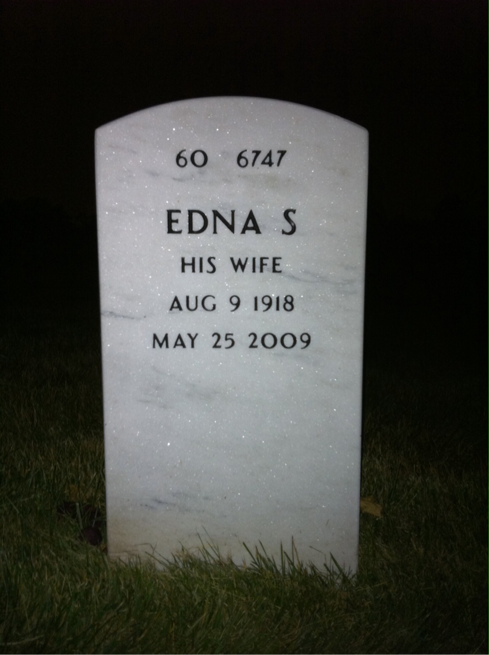 Back of headstone — Reuben Tyson