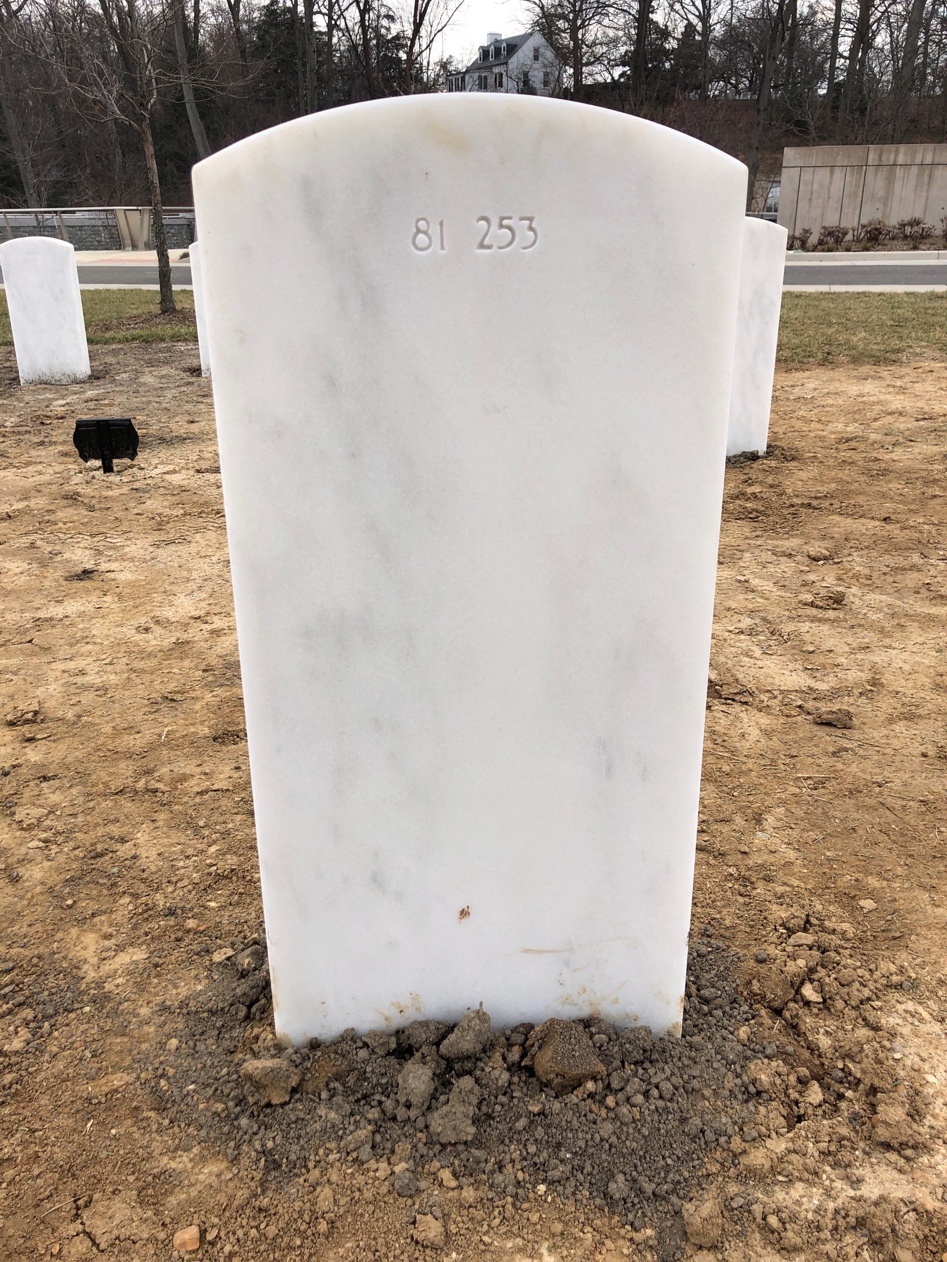 Back of headstone — Paul Clyde Hudson