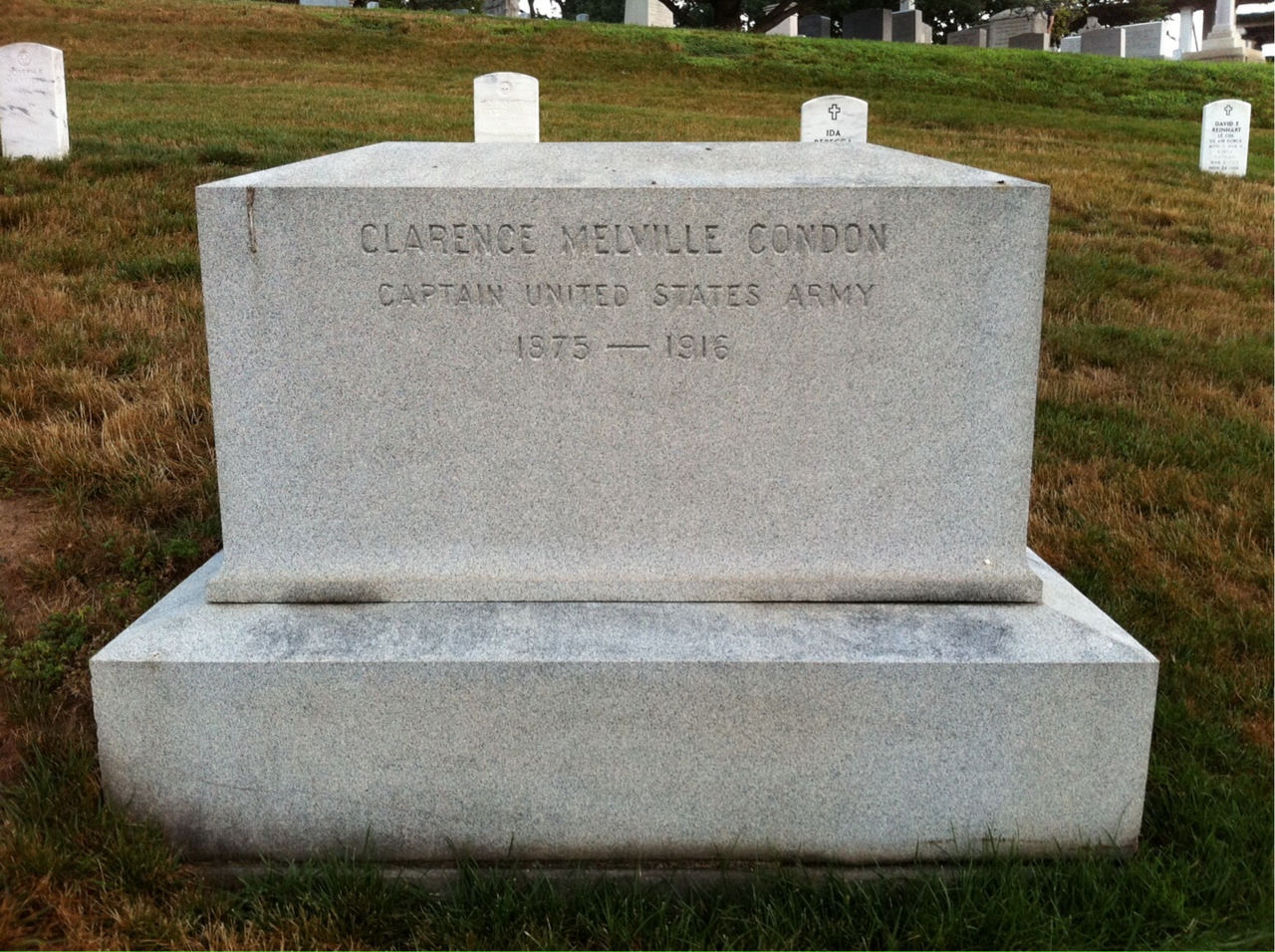 Headstone of Clarence M. Condon
