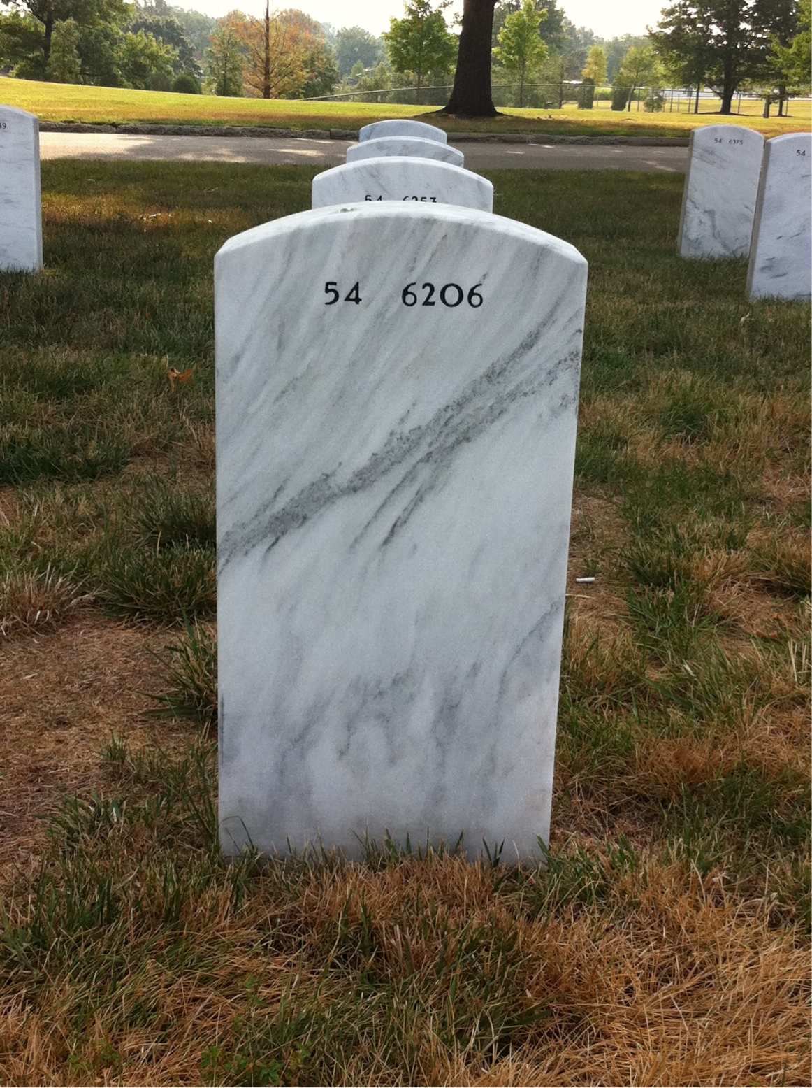 Back of headstone — Thomas Fitzgerald