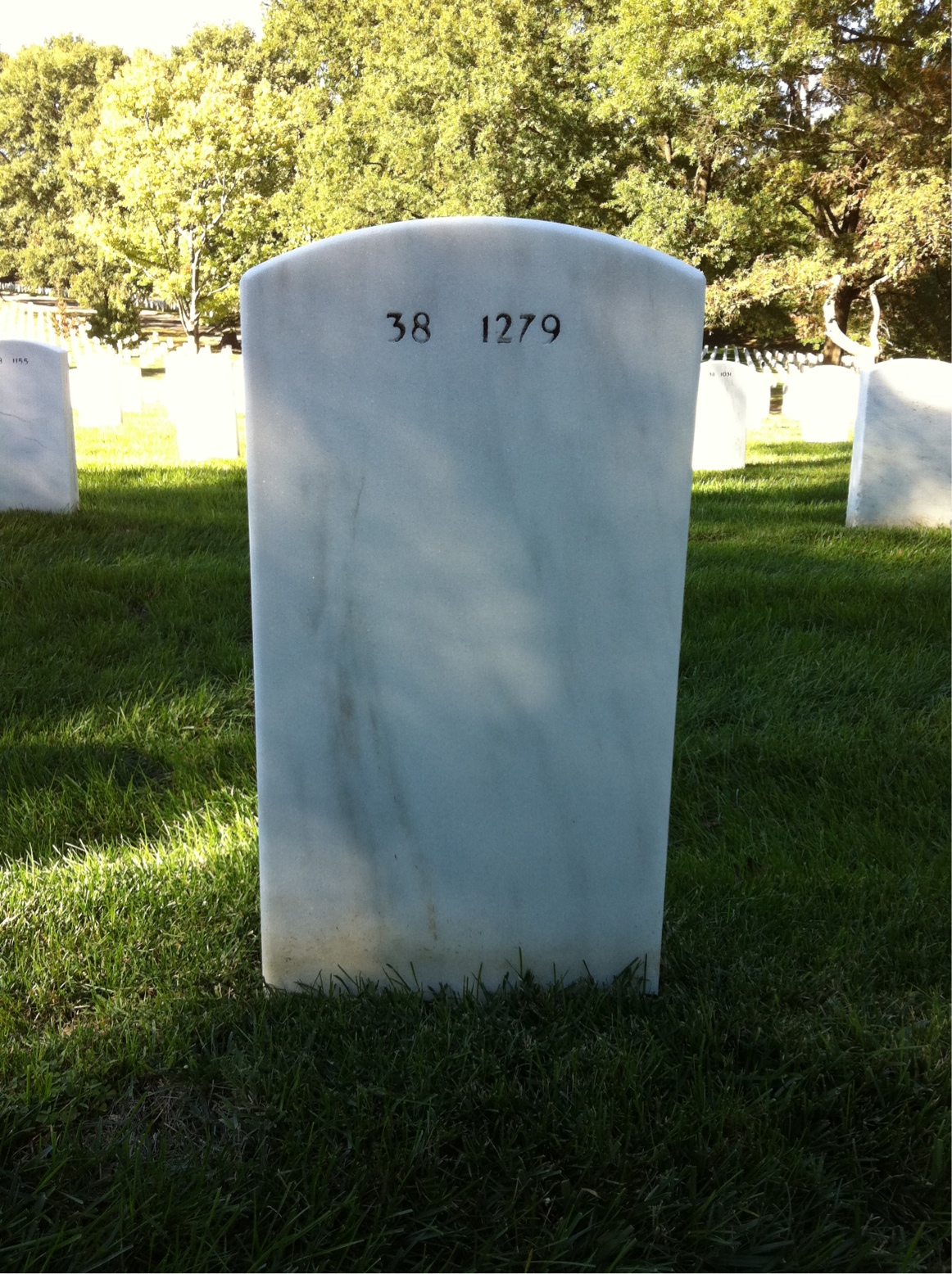 Back of headstone — Ellihue Harley
