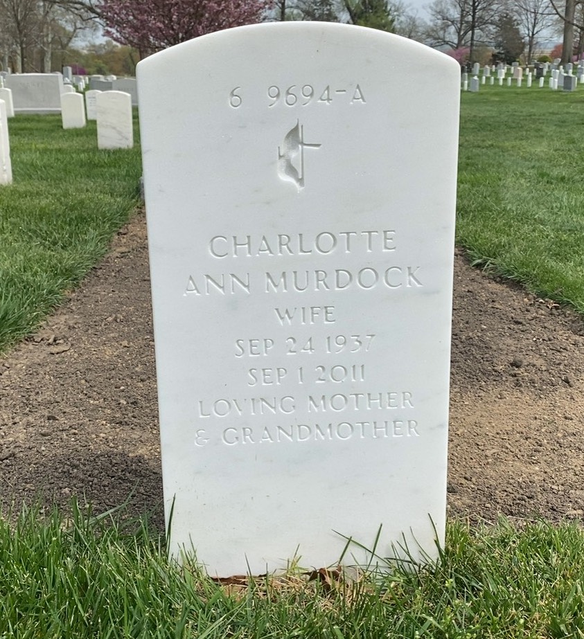 Back of headstone — Jimmy Cox